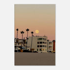California canvas wall art print featuring Moody SoCal Beach scene, ideal for bedroom wall decor, studio edition by My Store.