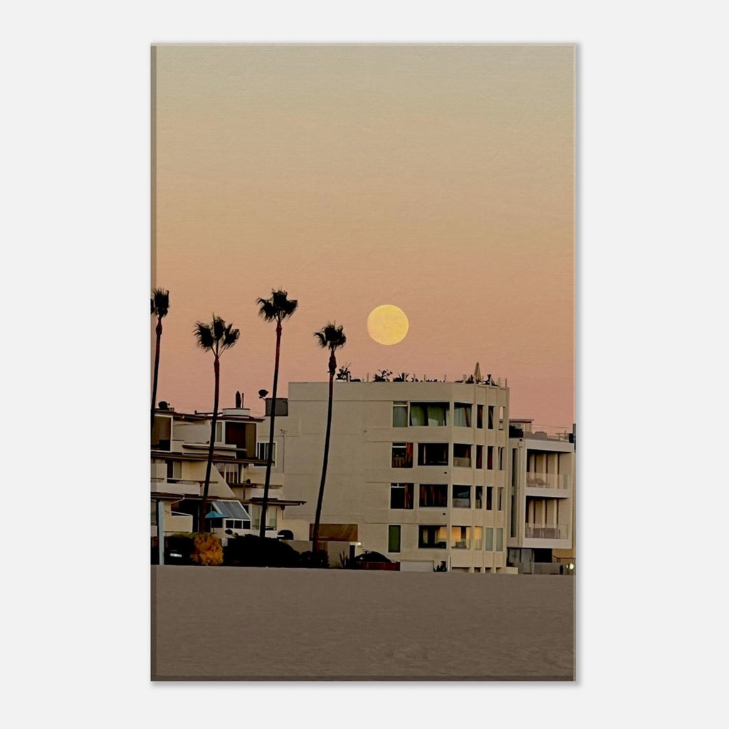 Moody SoCal Beach wall art print by My Store, California canvas bedroom wall hanging, studio edition, 20x30 cm.