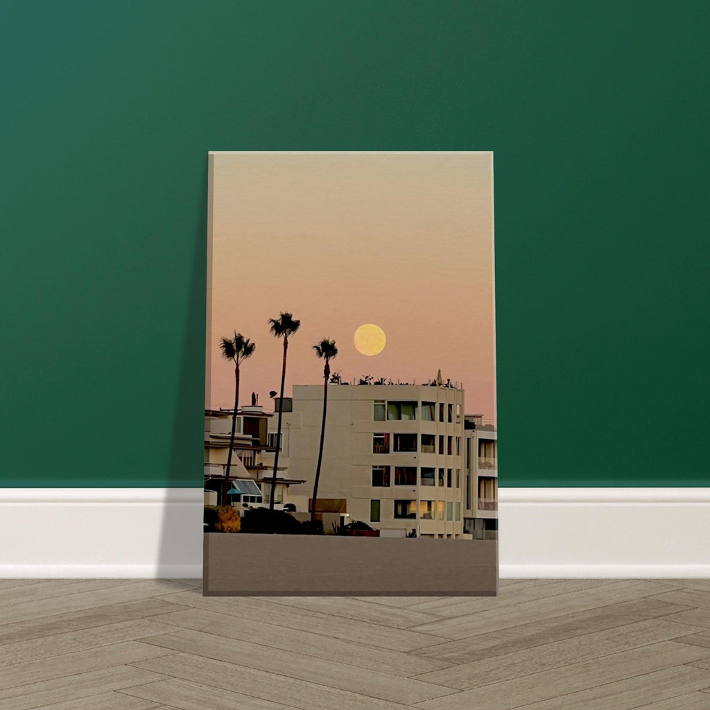 California canvas beach wall art print featuring Moody SoCal Beach scene, ideal for bedroom wall decor, Studio Edition by My Store.
