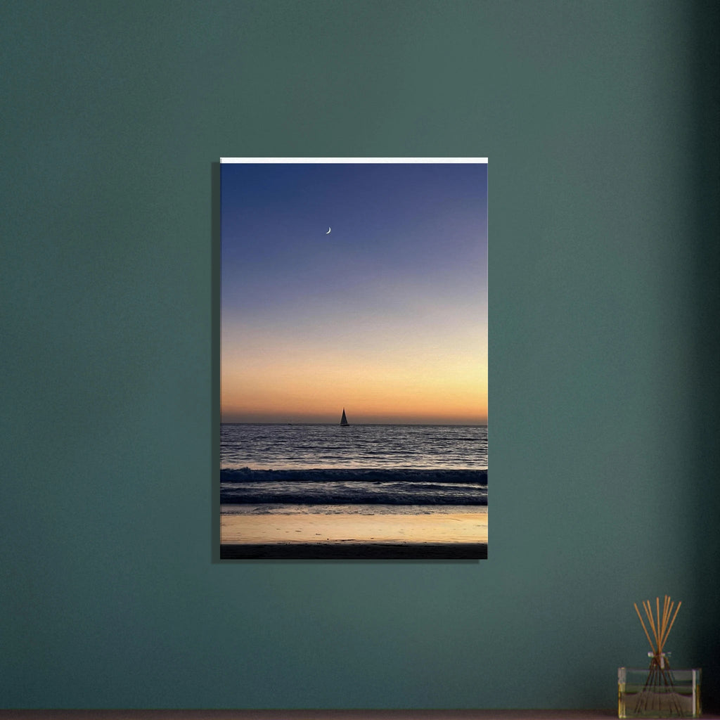 SoCal Fall Sunset Canvas Print by My Store showing vibrant sunset over California with warm fall colors, 20x30 cm studio edition.