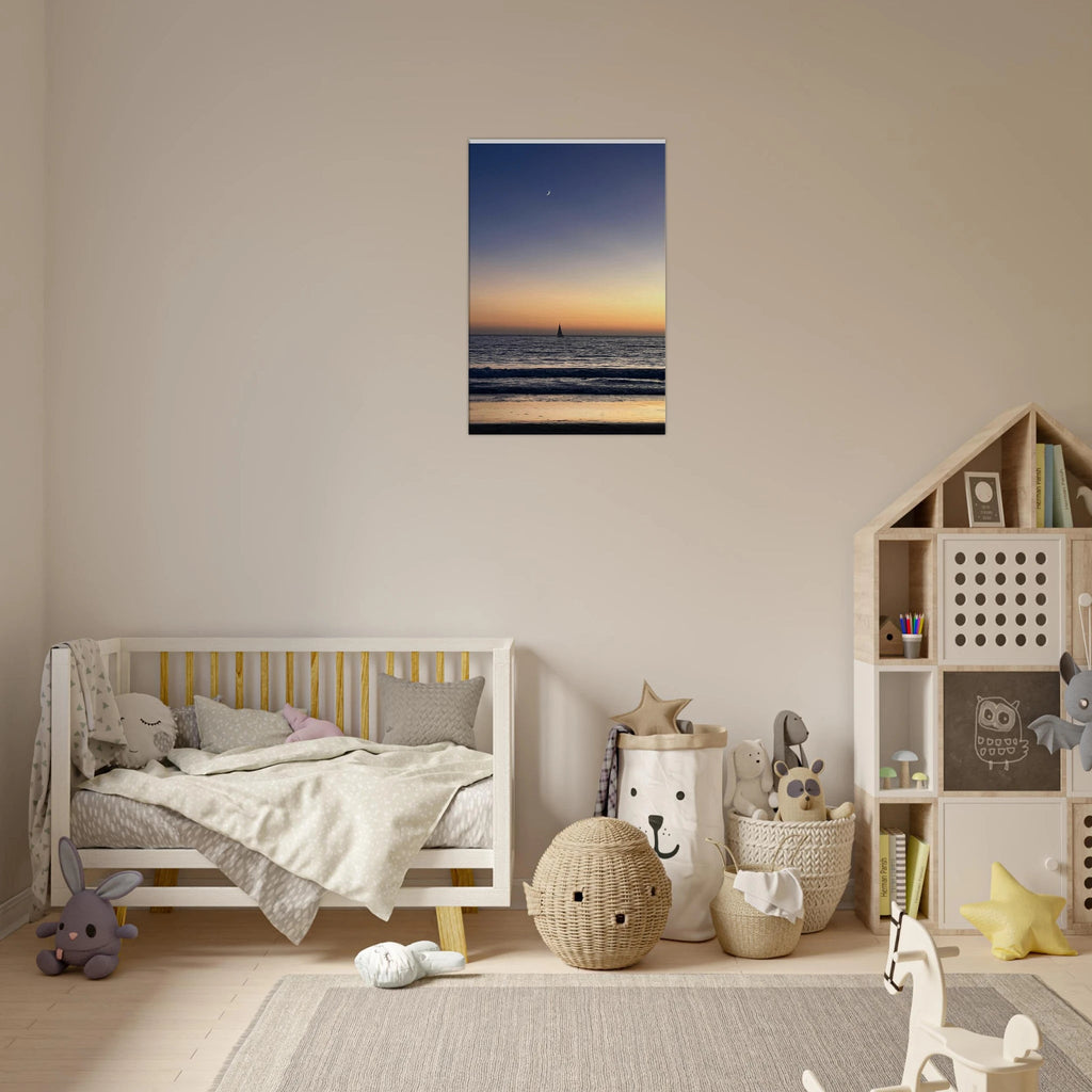 SoCal Fall Sunset canvas print by My Store showing a vibrant sunset scene with warm autumn colors and a peaceful California landscape.