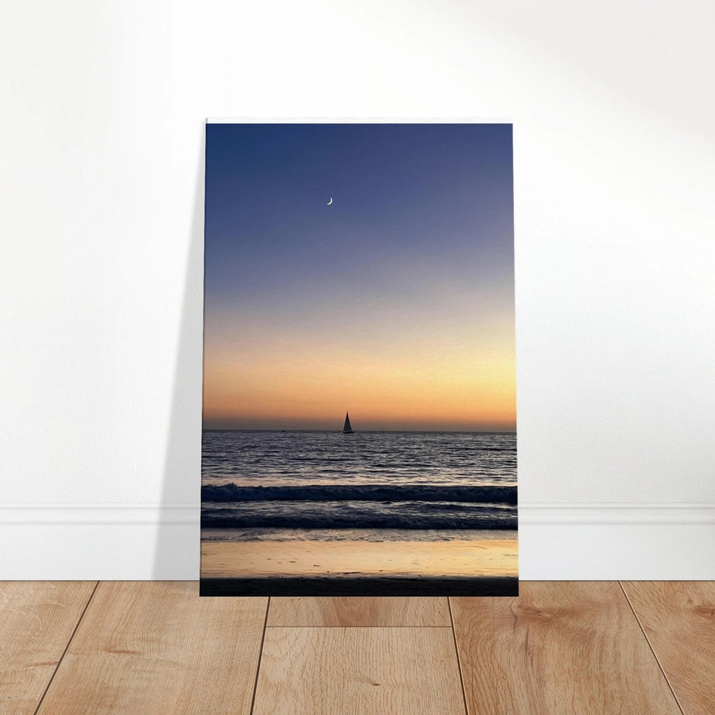 SoCal Fall Sunset canvas print by My Store featuring vibrant fall colors and a New Moon magical vibe, 20x30 cm studio edition.