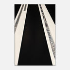 Abstract print on canvas from the Travel Collection Studio Edition, Spring 2026, showcasing vibrant spring-inspired artwork.