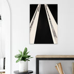 Abstract print from the Travel Collection Studio Edition Spring 26, featuring vibrant canvas artwork with artistic abstract design.