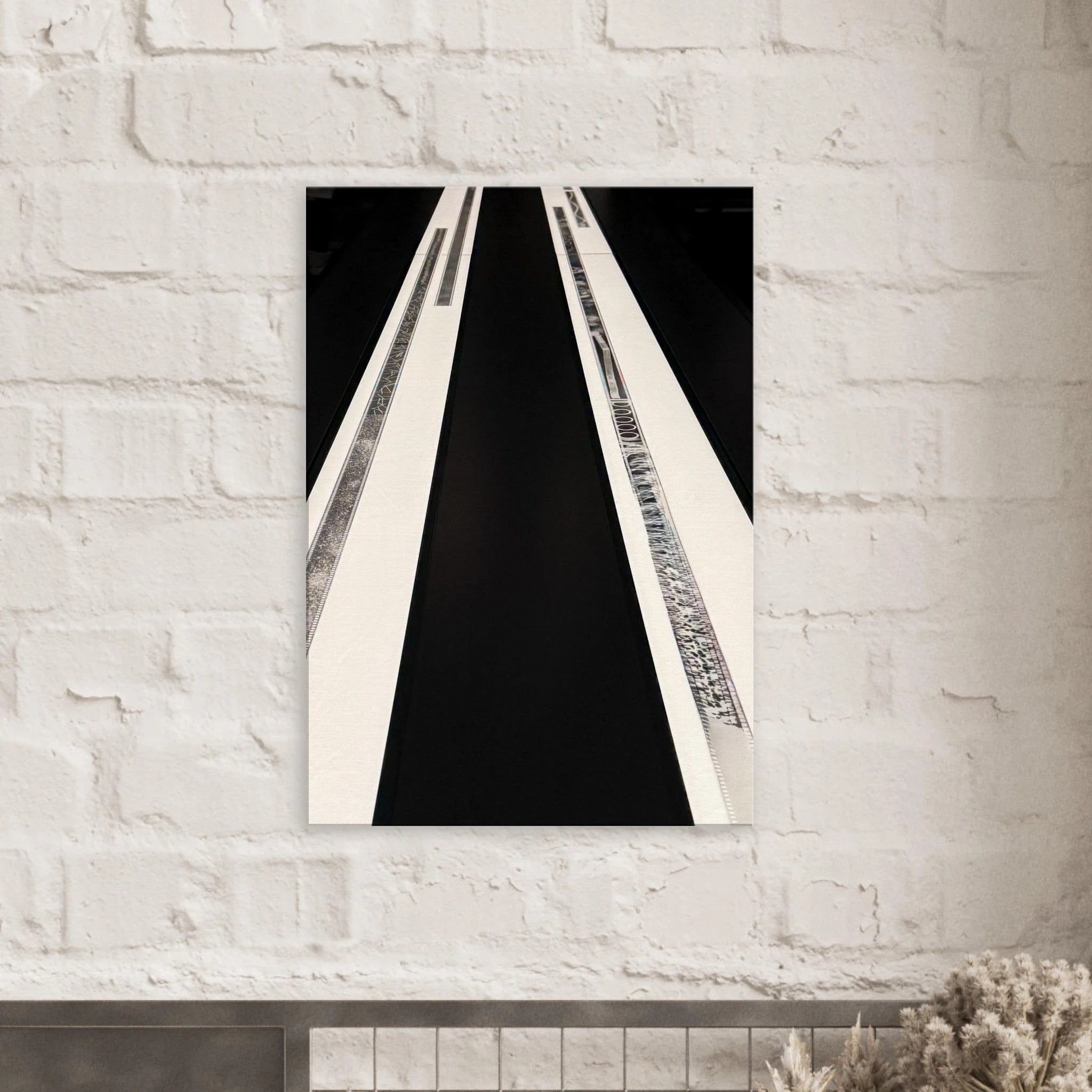 Abstract canvas print from the Travel Collection Studio Edition Spring 2026, featuring vibrant, artistic travel-inspired designs.