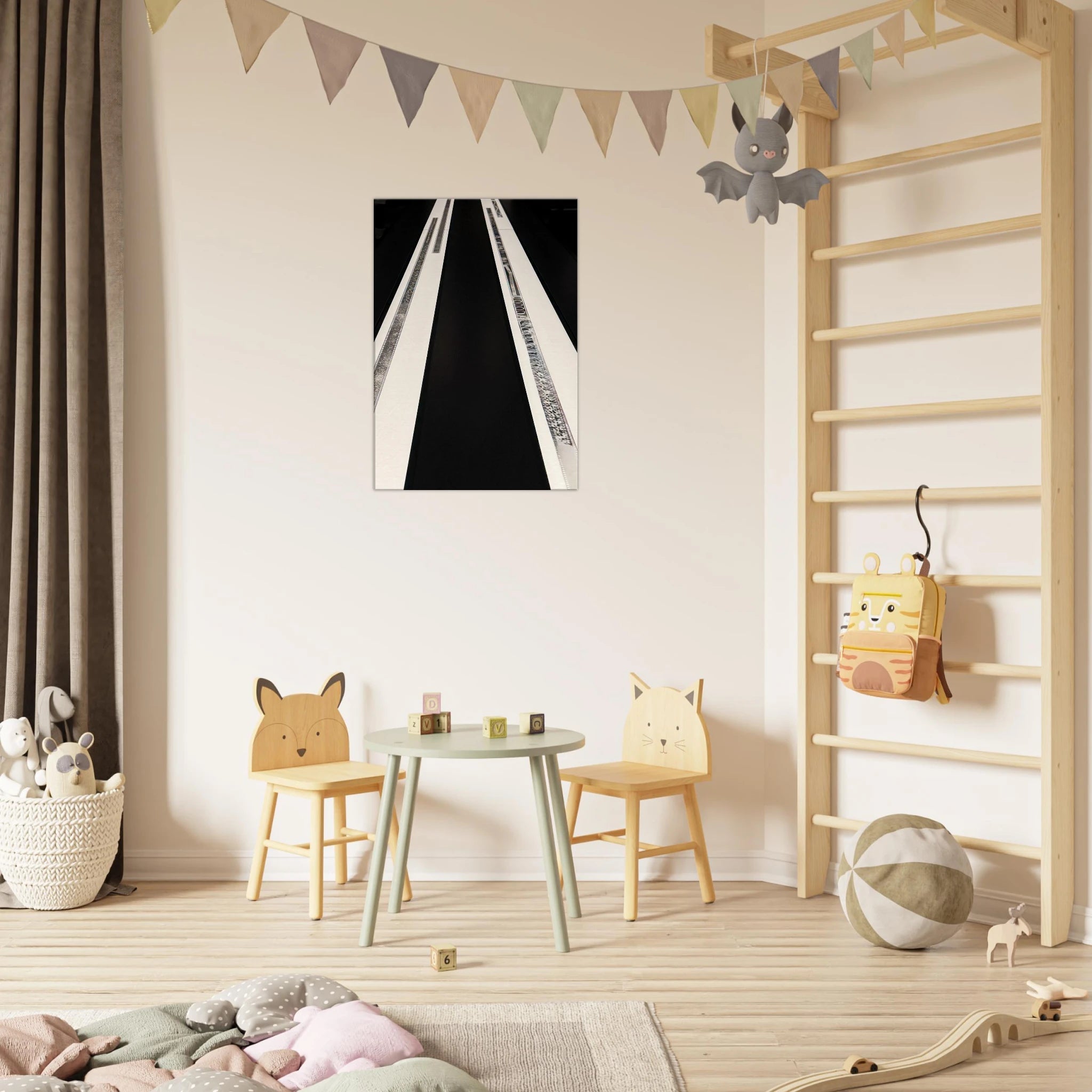 Abstract spring 2026 canvas print from the Travel Collection Studio Edition by My Store, featuring vibrant, artistic travel-inspired artwork.