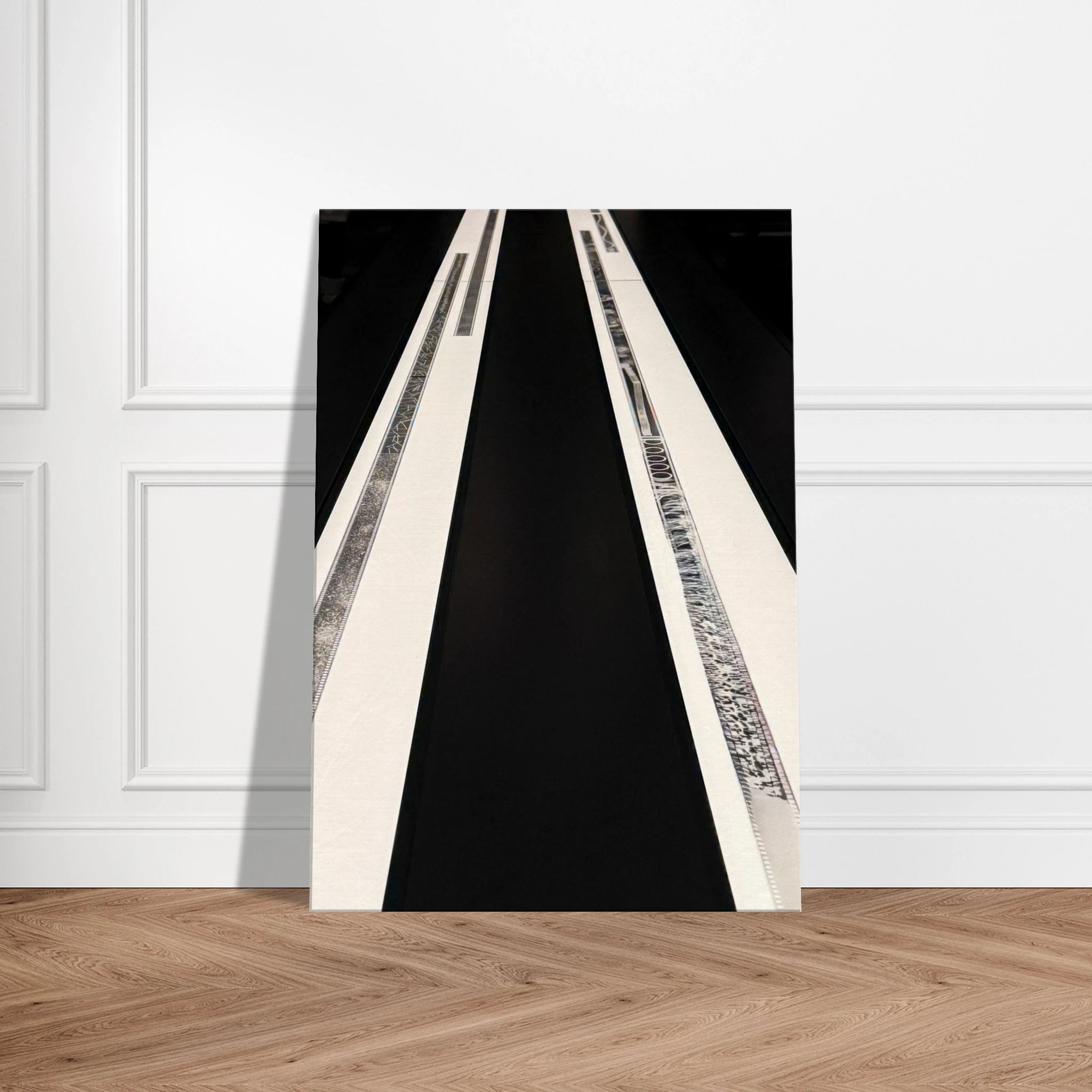 Abstract print from the Travel Collection Studio Edition Spring 2026 on canvas, featuring vibrant spring-inspired artwork.