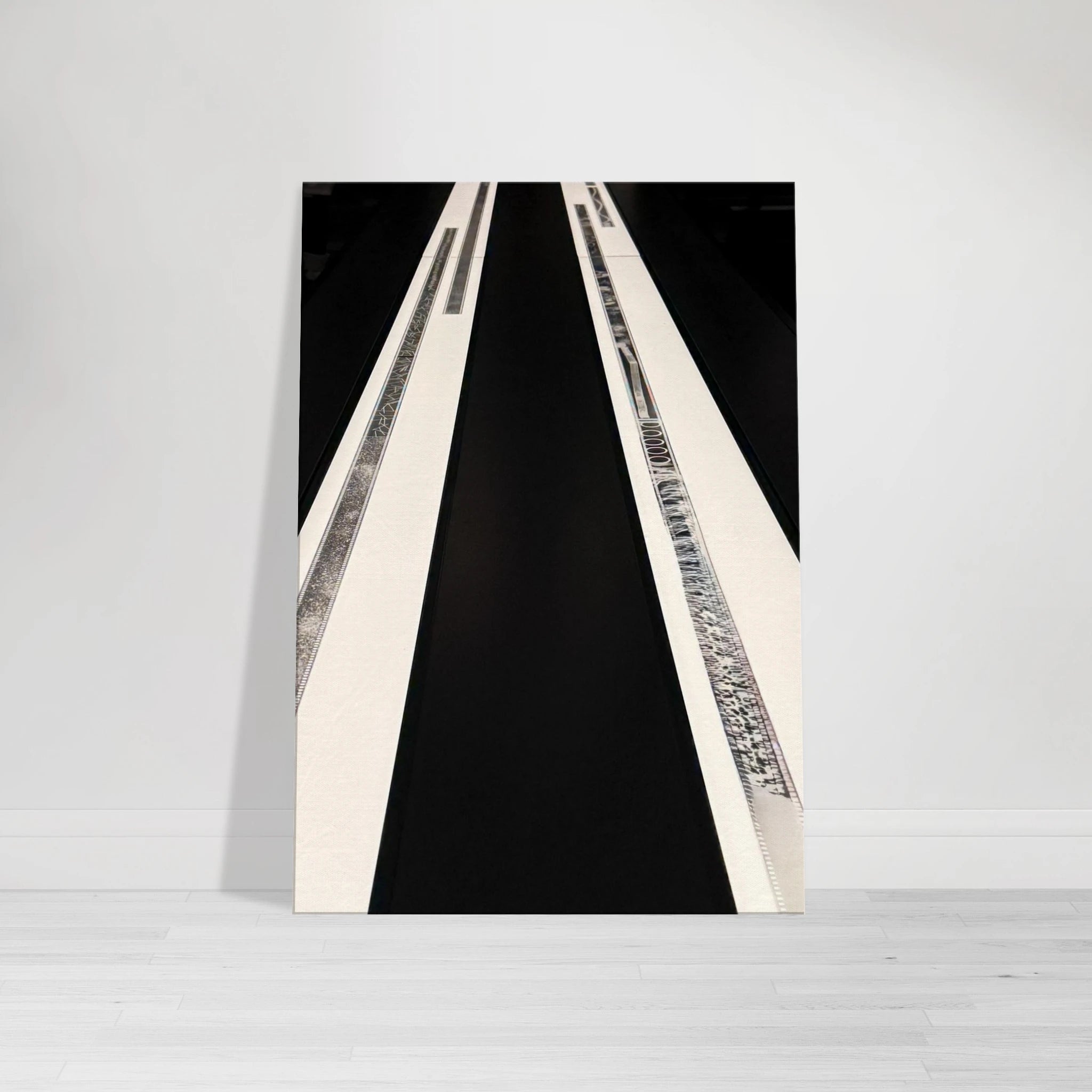 Abstract print from the Travel Collection Studio Edition Spring 2026, featuring vibrant colors on high-quality canvas.