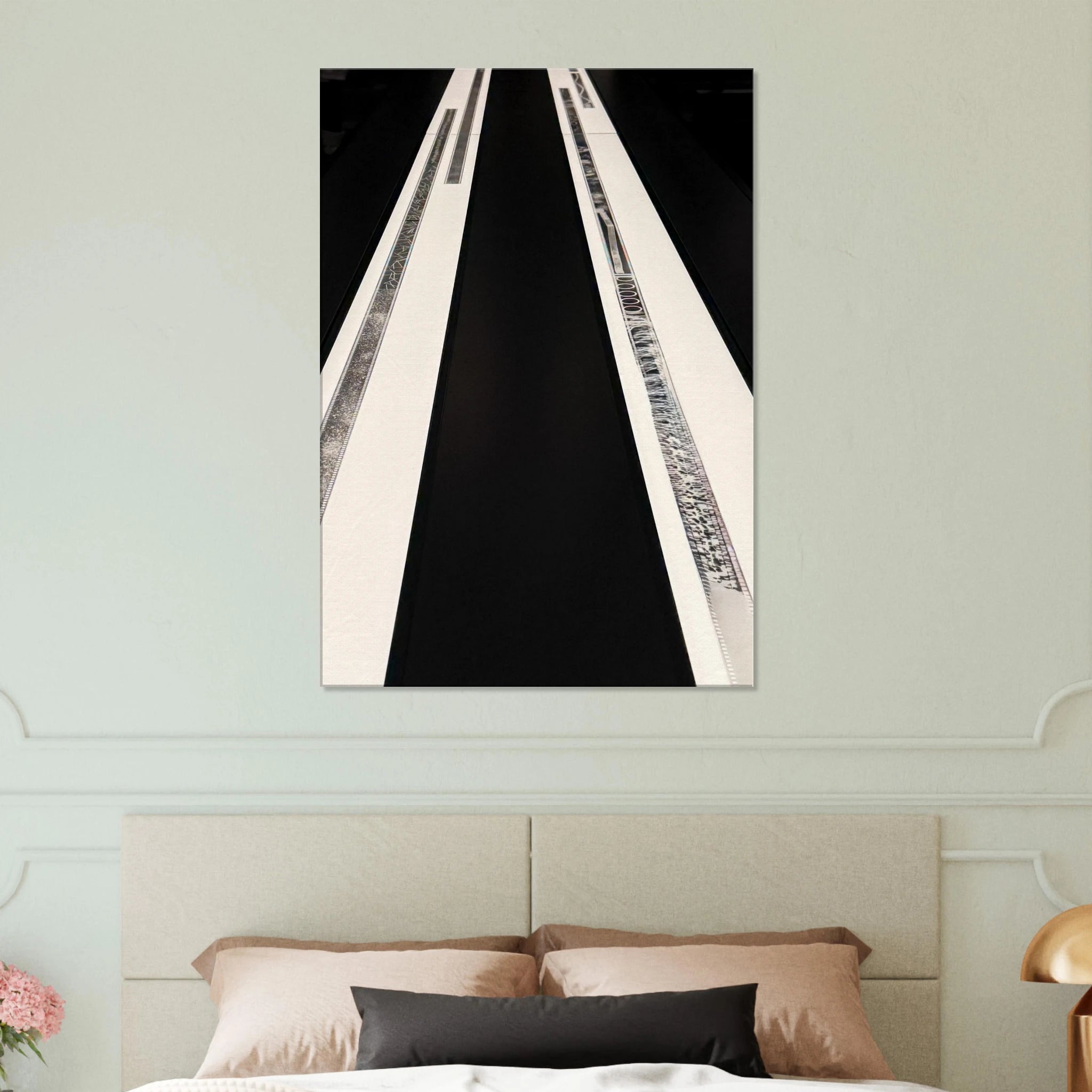 Abstract spring 2026 canvas print from the Travel Collection Studio Edition, showcasing vibrant, artistic design on high-quality print material.