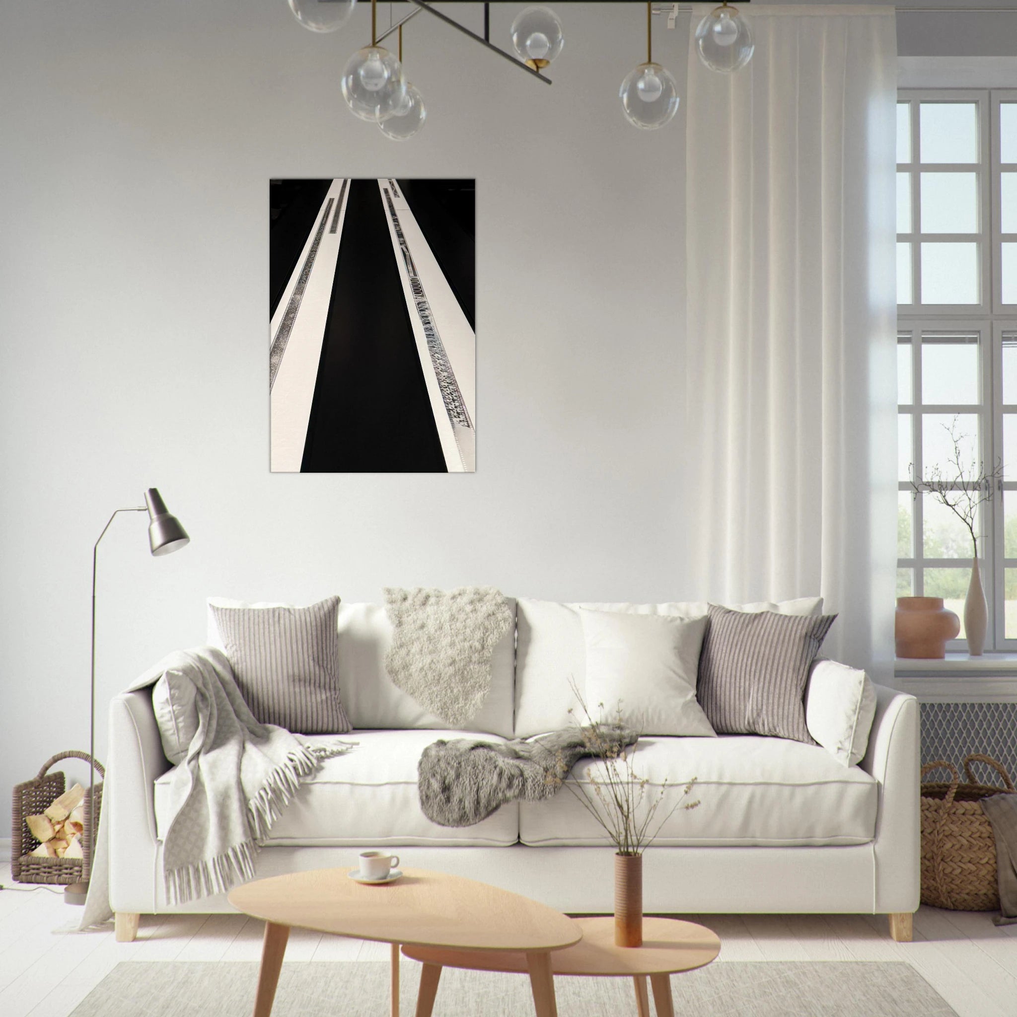 Abstracts print from the Travel Collection Studio Edition Spring 2026, showcasing vibrant colors on canvas artwork.