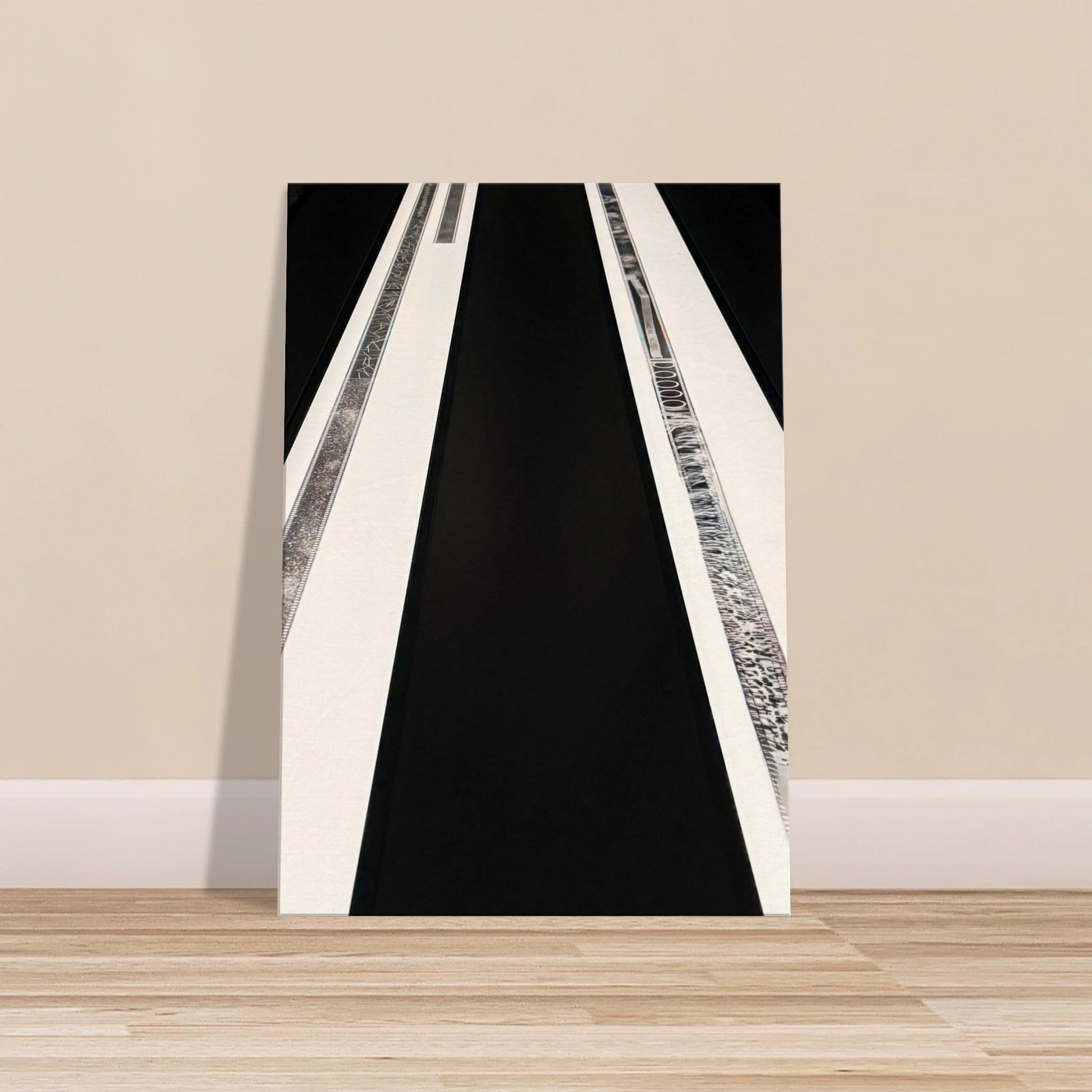 Abstract canvas print from the Travel Collection Studio Edition Spring 2026, featuring vibrant, artistic travel-inspired designs.