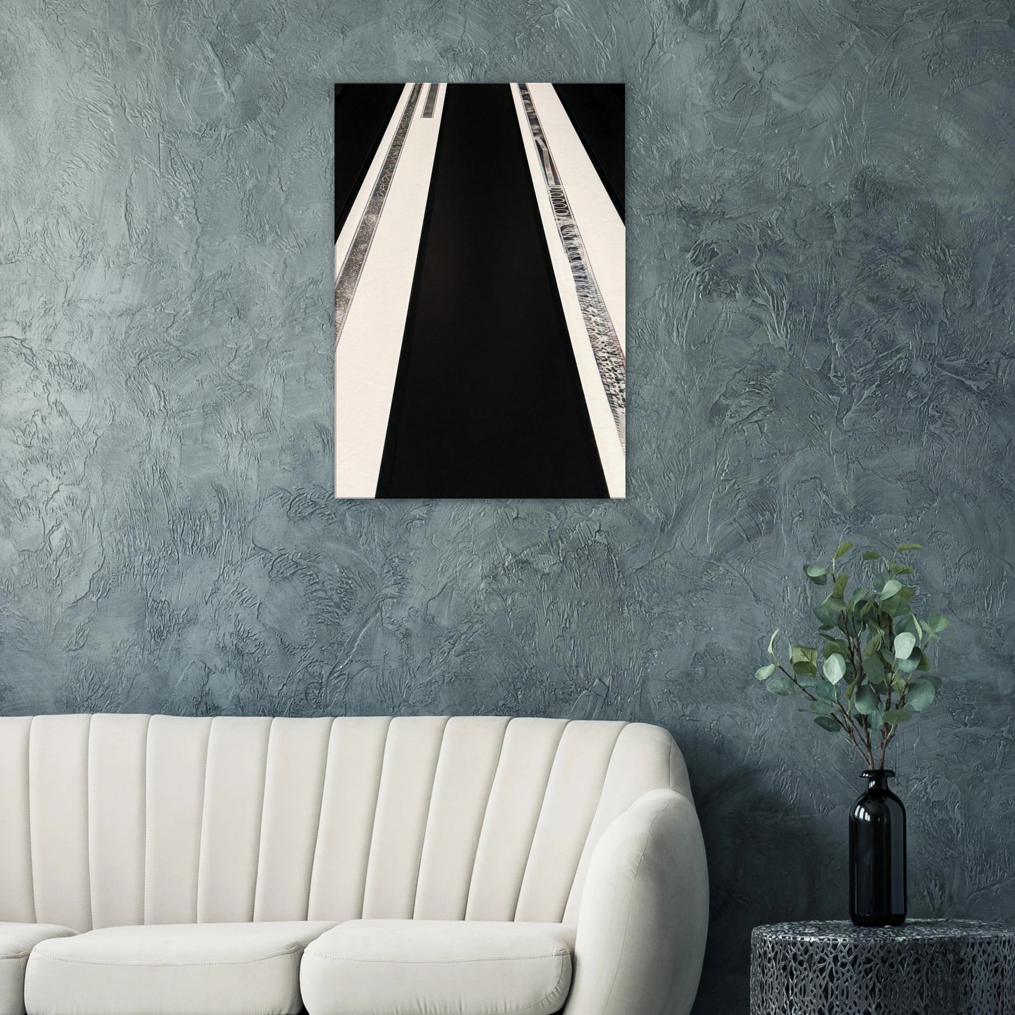 Abstract art print from My Store's Travel Collection Studio Edition Spring 2026, featuring vibrant colors and modern design on canvas.