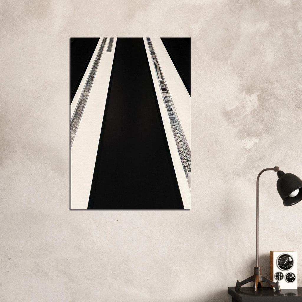 Abstract art print from the Travel Collection Studio Edition Spring 26, featuring vibrant colors and modern design on canvas.