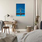Sunny Winter Day canvas print featuring the Manhattan Bridge in NYC, from the Travel Collection Studio Edition.