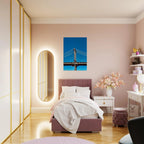 Sunny Winter Day canvas print featuring Manhattan Bridge in NYC, part of the Studio Edition travel collection for home decor.