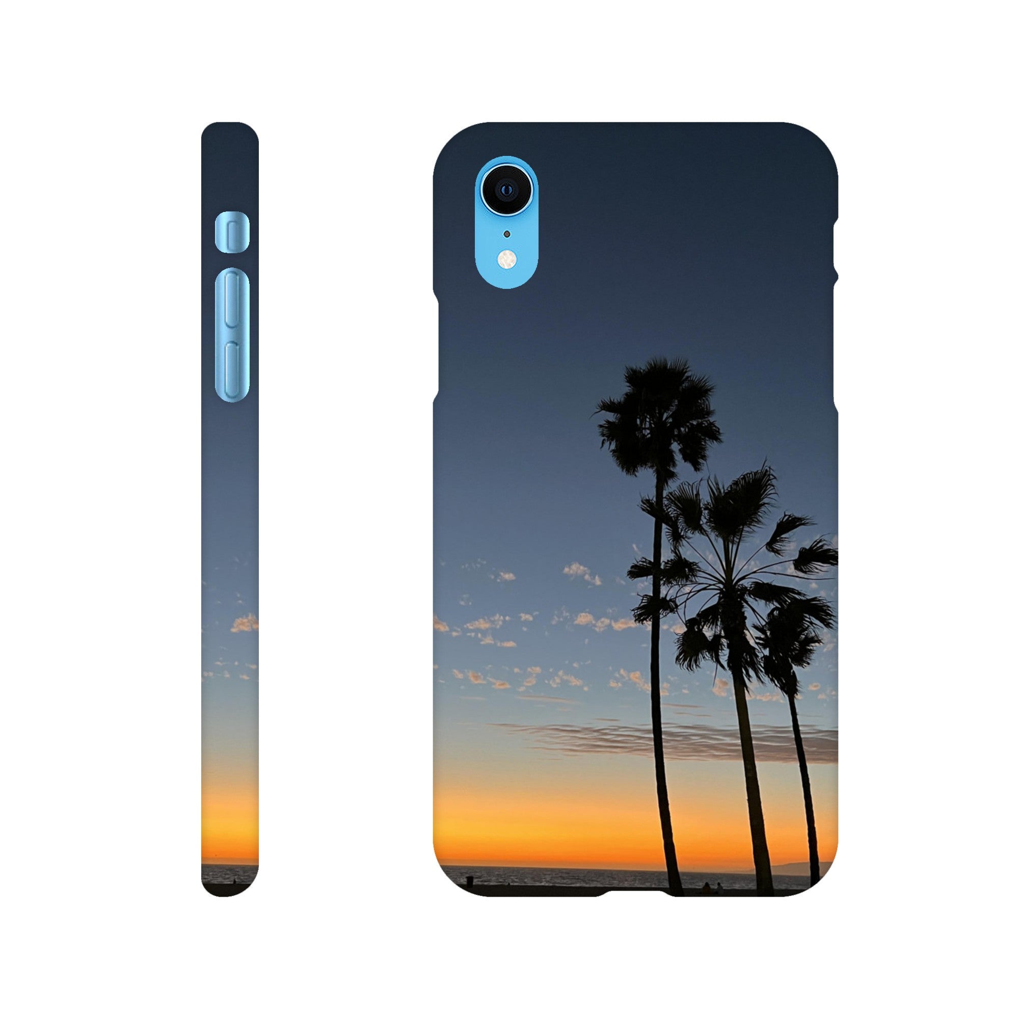 Magical Venice Beach sunset iPhone 16 Pro Max case with slim, chic design featuring endless summer vibes and vibrant beach scene.