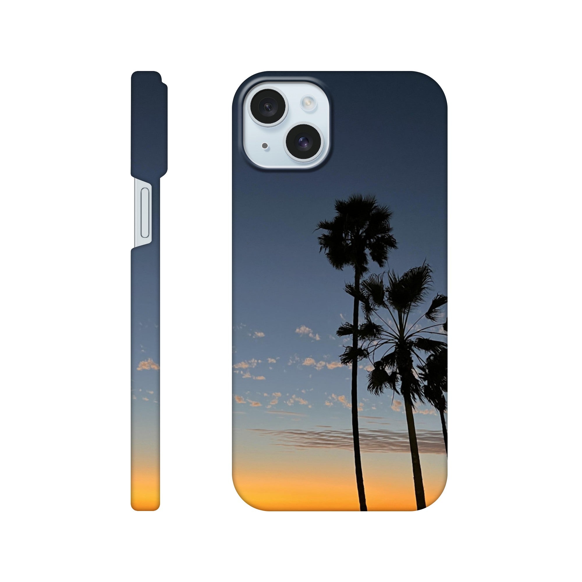 Magical Venice Beach Sunset iPhone 16 Pro Max case with slim, chic design featuring vibrant summer sunset print and endless summer vibes.