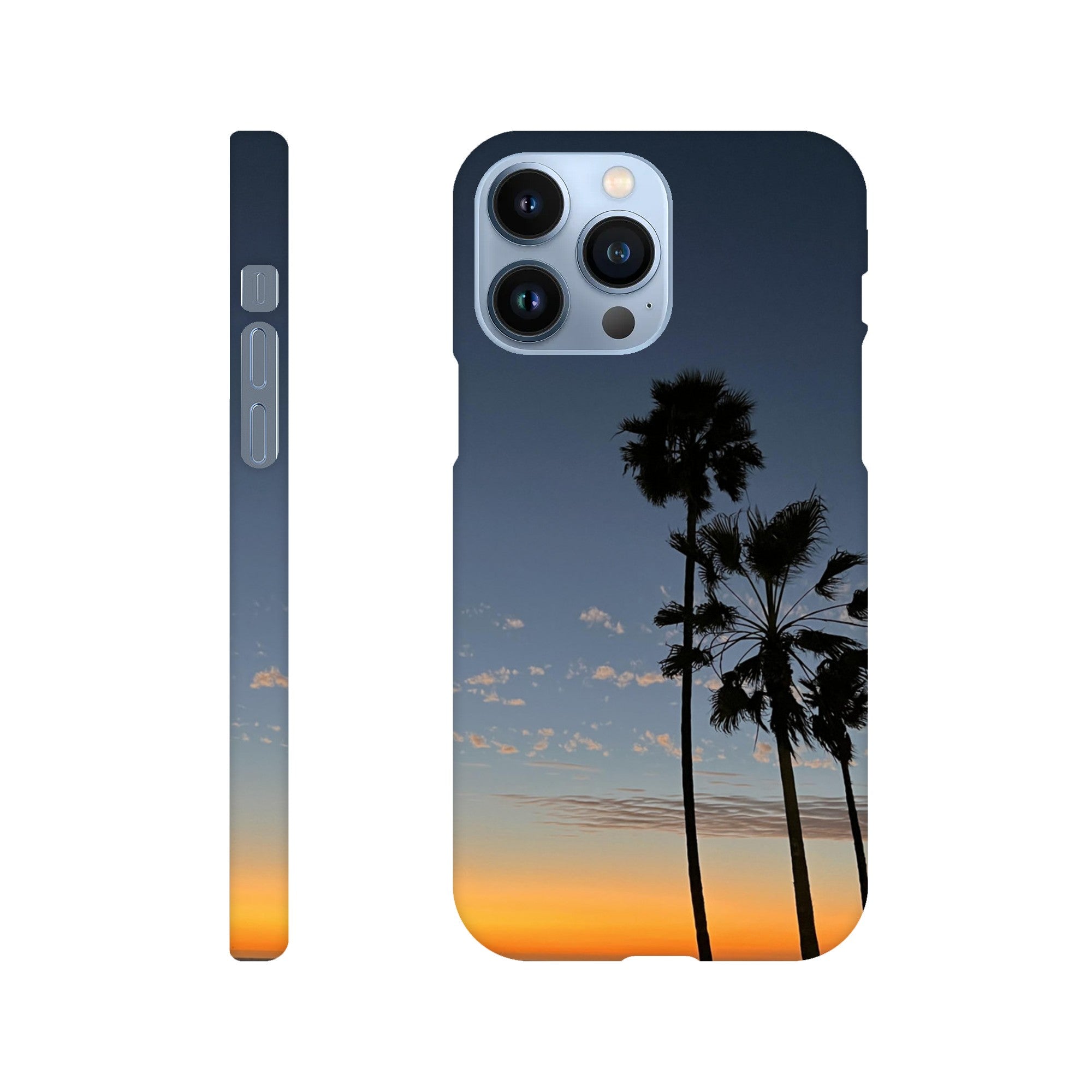 Magical Venice Beach sunset print iPhone 16 Pro Max case, slim and chic phone cover with endless summer vibes design.