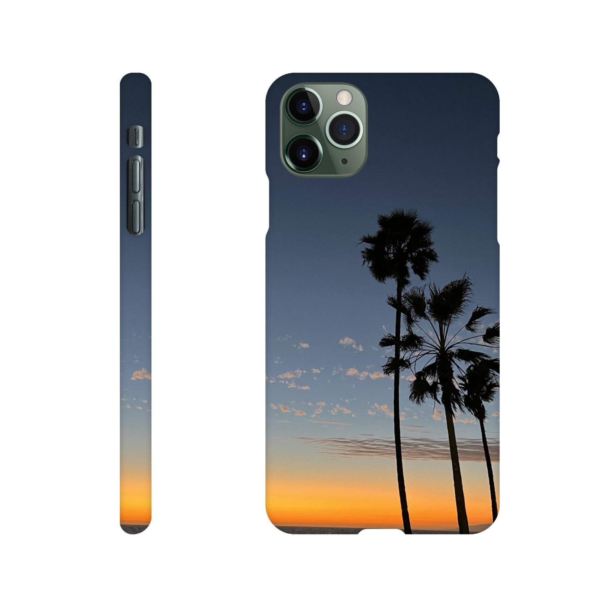 Magical Venice Beach Sunset iPhone 16 Pro Max case with vibrant sunset print, slim and chic phone cover for endless summer vibes