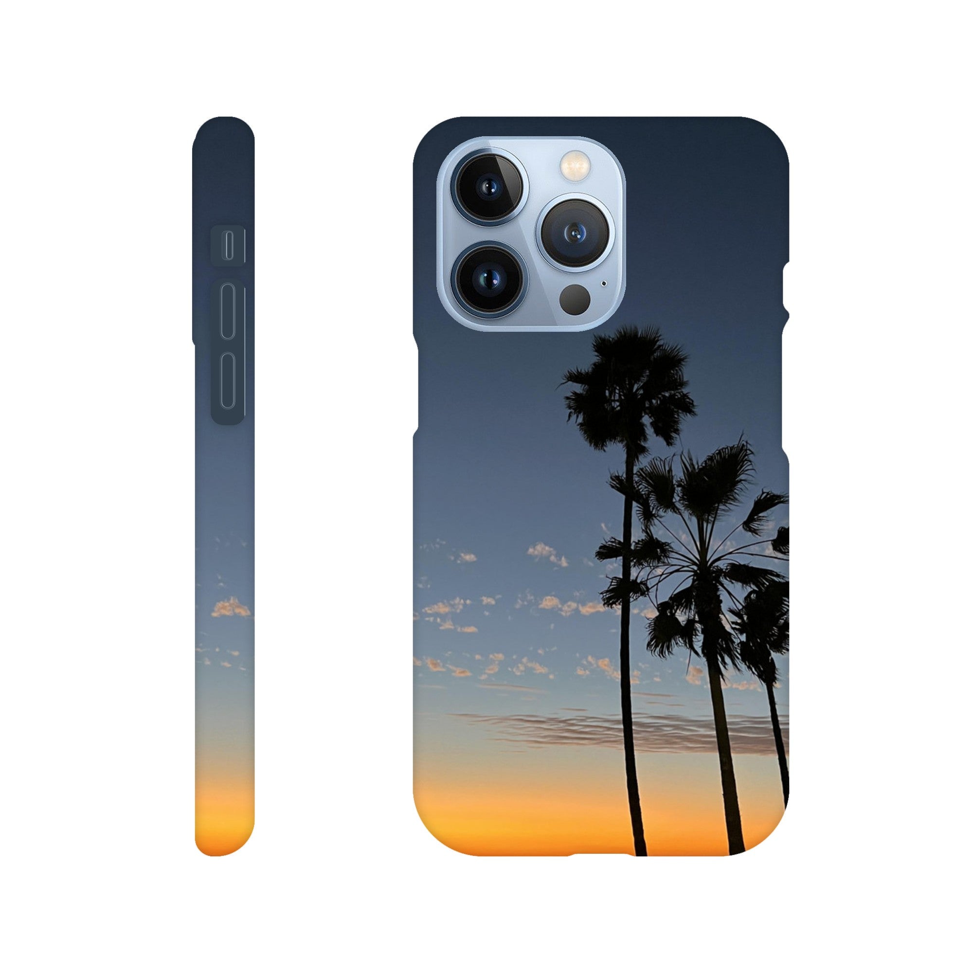 Magical Venice Beach Sunset iPhone 16 Pro Max case with a slim, chic design featuring vibrant endless summer sunset print.