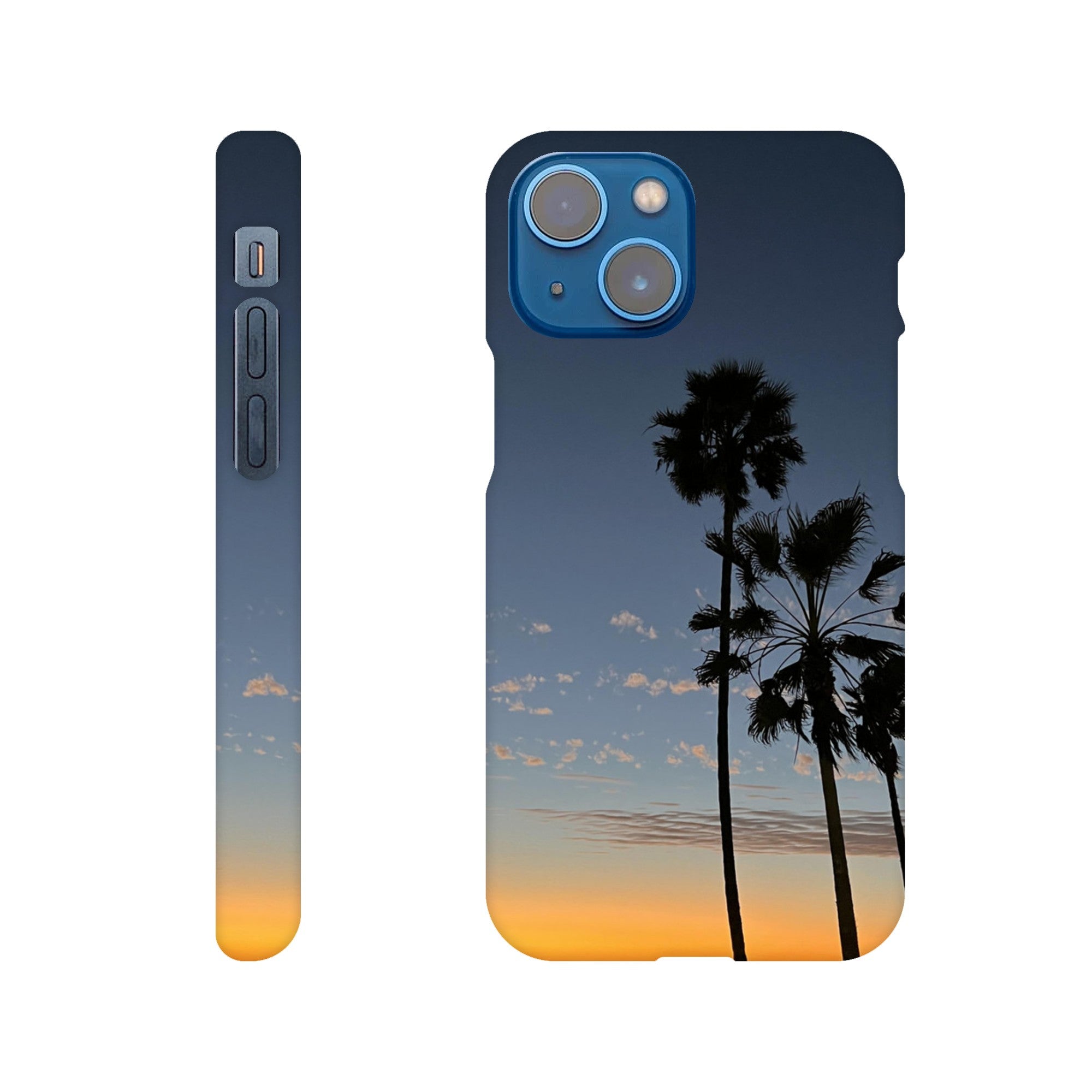 Magical Venice Beach Sunset iPhone 16 Pro Max case with vibrant sunset print, slim and chic design, perfect for summer vibes.