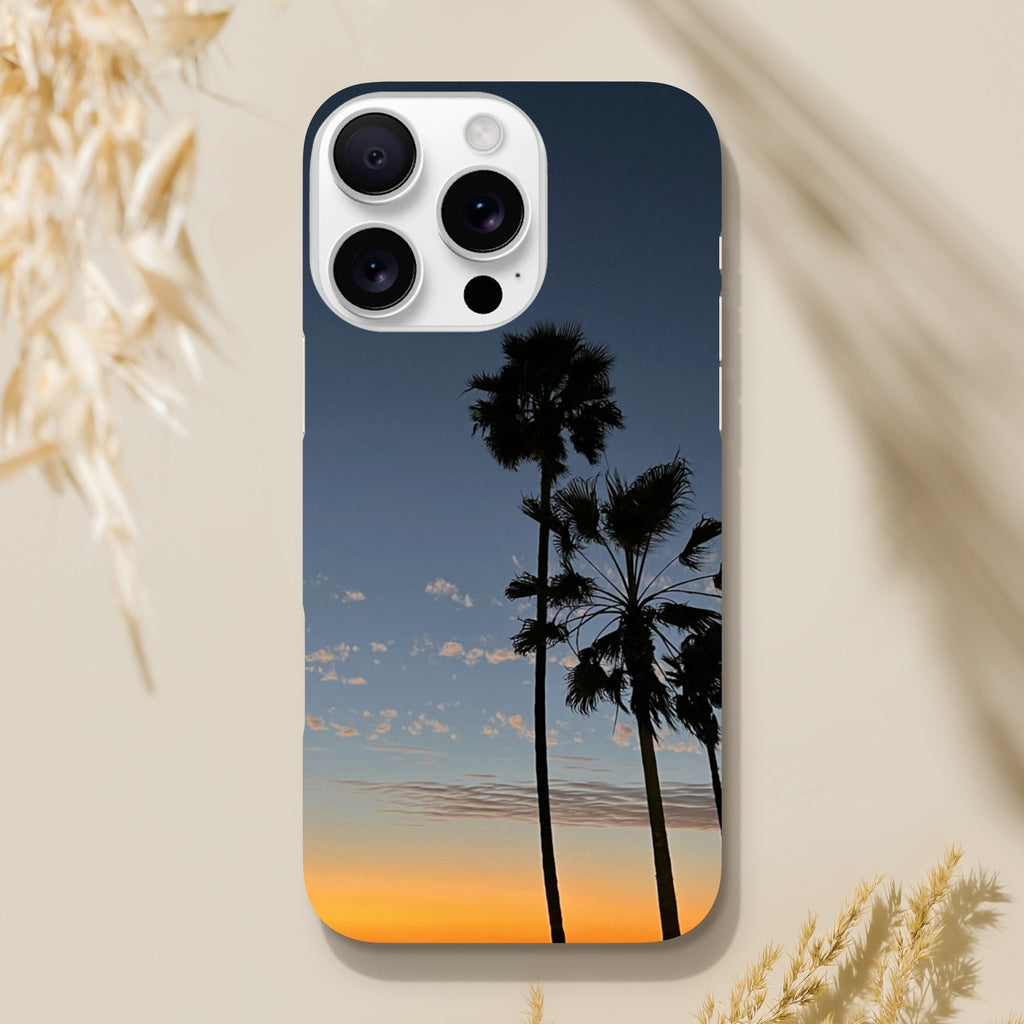 Magical Venice Beach Sunset iPhone 16 Pro Max case with a slim, chic print featuring summer sunset and ocean vibes.