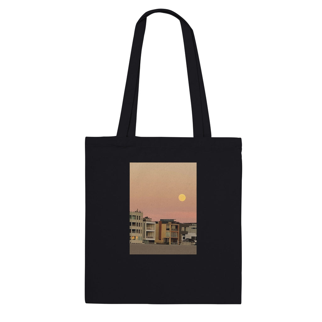 BEACH TOTE BAG, Aop Toe Bag, Shopping Tote Bag, Vegetable Tote Bag, Harvest Full Moon Tote Bag, Eco - Friendly Beach Bag, Cotton Tote Bag - CaliCuration