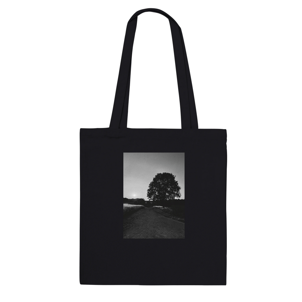 Eco-friendly tote bag featuring a Summer in the Cotswolds English countryside print on durable material.