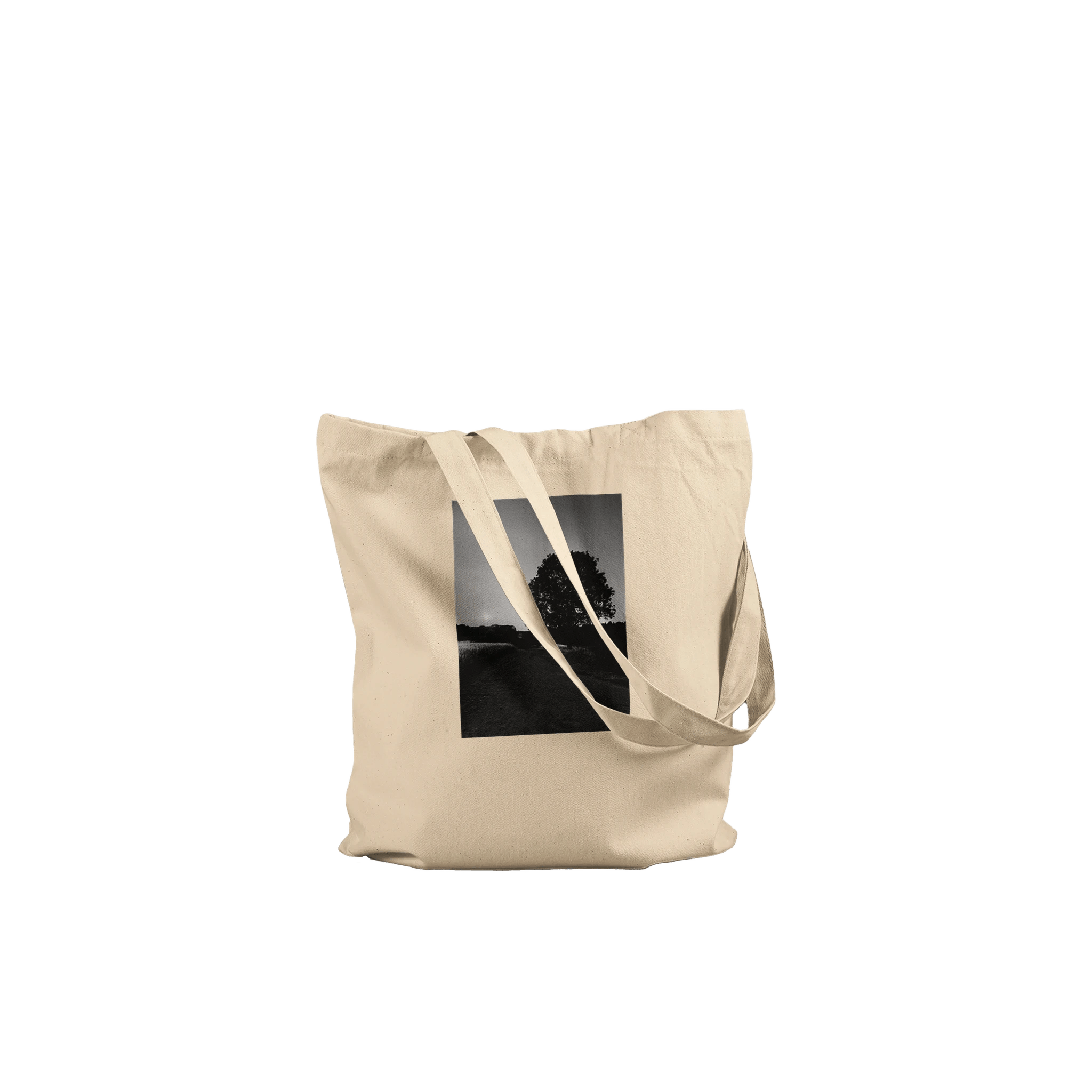 Eco-friendly tote bag with exclusive summer in the Cotswolds print, made from natural print material by My Store.