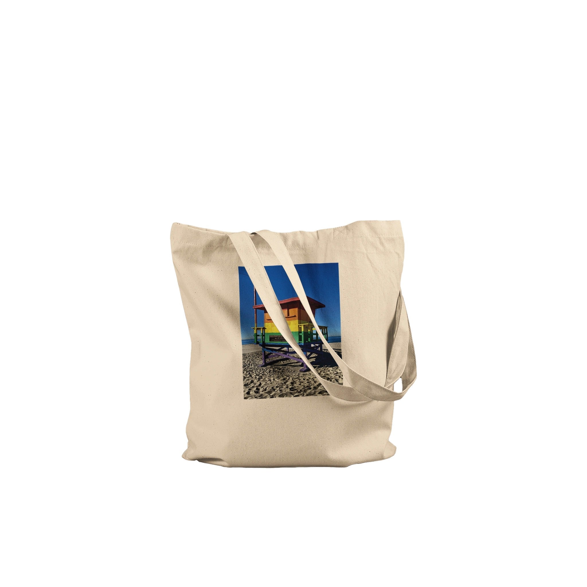 Eco-friendly Pride 2025 tote bag by My Store with colorful print supporting GLAAD, perfect for celebrating summer in style.