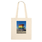 Eco-friendly Pride 2025 tote bag by My Store with colorful print supporting GLAAD, perfect for celebrating summer in style.