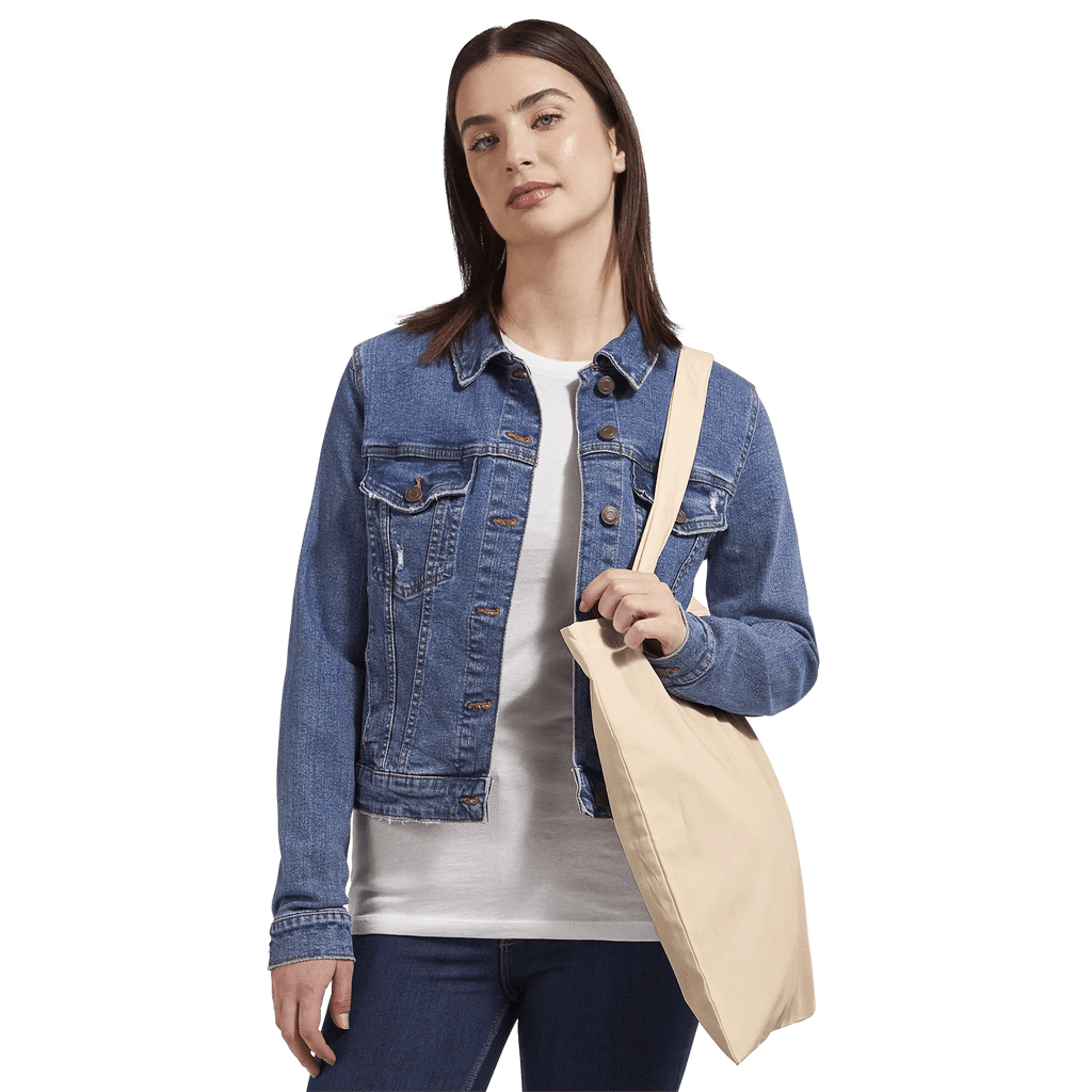 Eco-friendly California Sunset tote bag made of 100% cotton with vibrant sunset print, perfect for casual carrying and sustainable style.