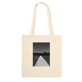 Eco-friendly tote bag featuring a summer road in the fields print on 100% cotton, stylish and durable for everyday use.