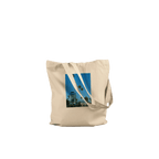 Natural Sunset Blvd West premium tote bag by My Store featuring eco-friendly print material and LA-inspired stylish design.