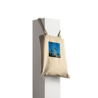 Natural Sunset Blvd West premium tote bag with stylish eco-friendly print, showcasing a chic LA-inspired design.