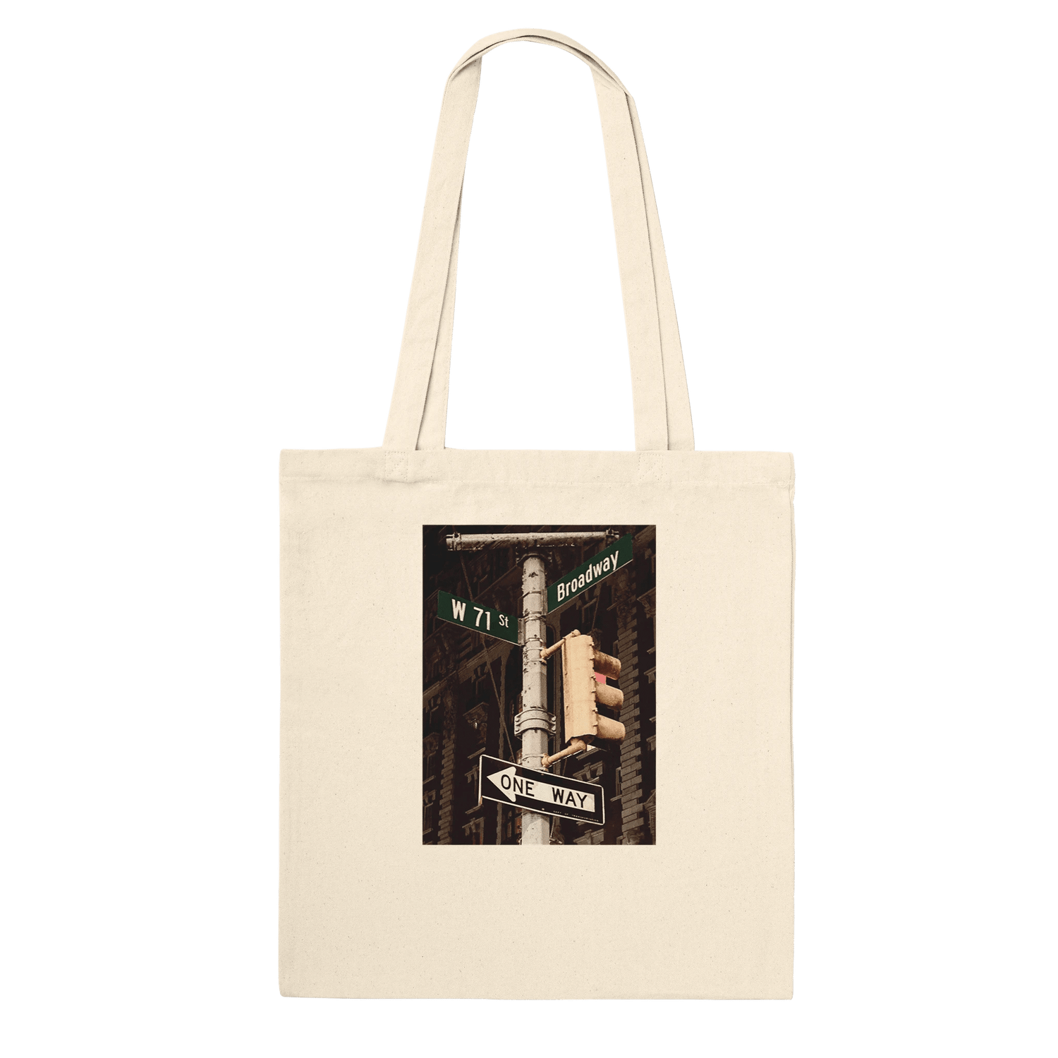 NYC Intersections Series Iconic Tote Bag – Eco - Friendly 100% Cotton Design - CaliCuration