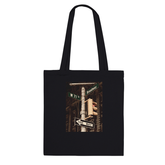 NYC Intersections Series Iconic Tote Bag – Eco - Friendly 100% Cotton Design - CaliCuration