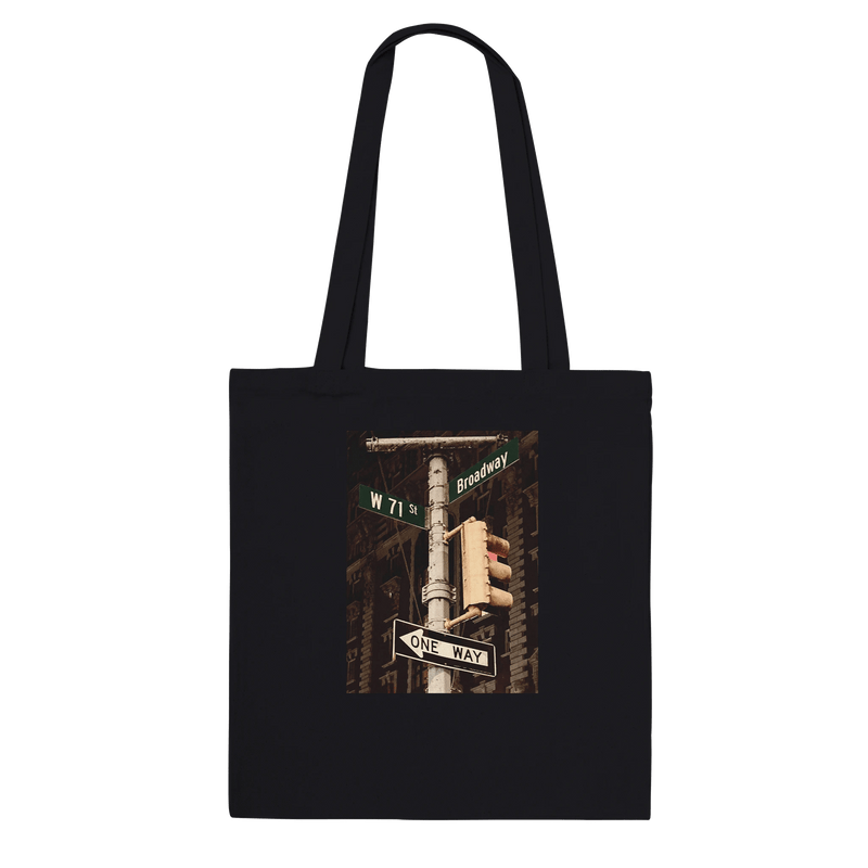 NYC Intersections Series Iconic Tote Bag – Eco - Friendly 100% Cotton Design - CaliCuration