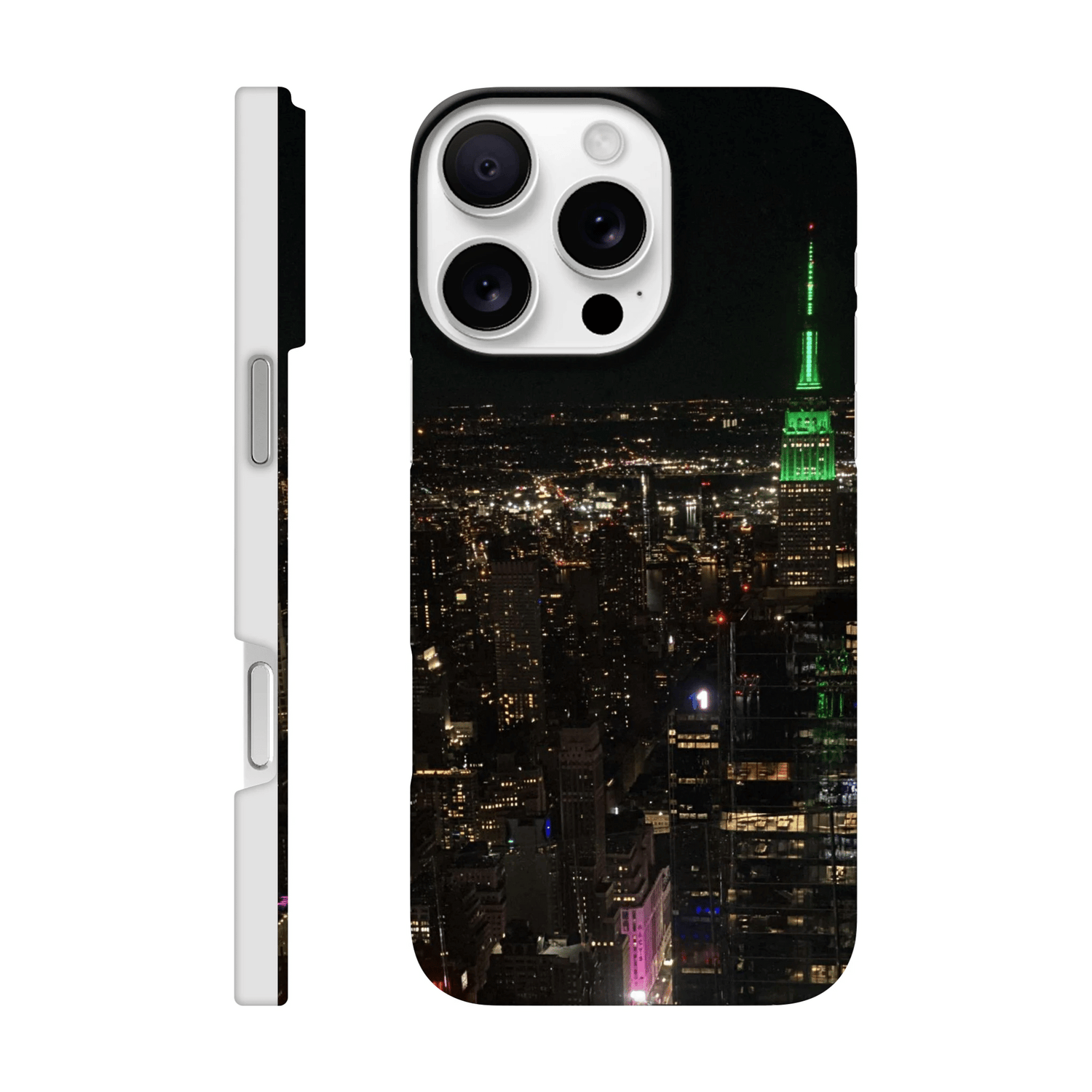 NYC Skyline Night Phone Case – Sleek Slim Design with Durable Protection - CaliCuration