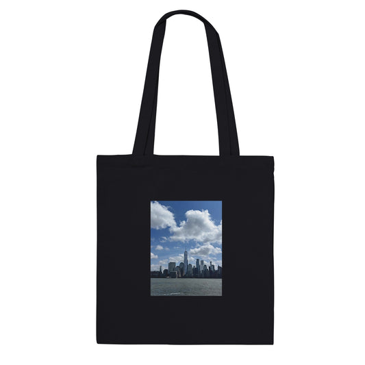 NYC TOTE BAG, Downtown Tote Bag, Cute Tote Bag, Shopping Tote, Downtown Skyline Tote Bag, Aesthetic Tote Bag, Gift For Mom - CaliCuration