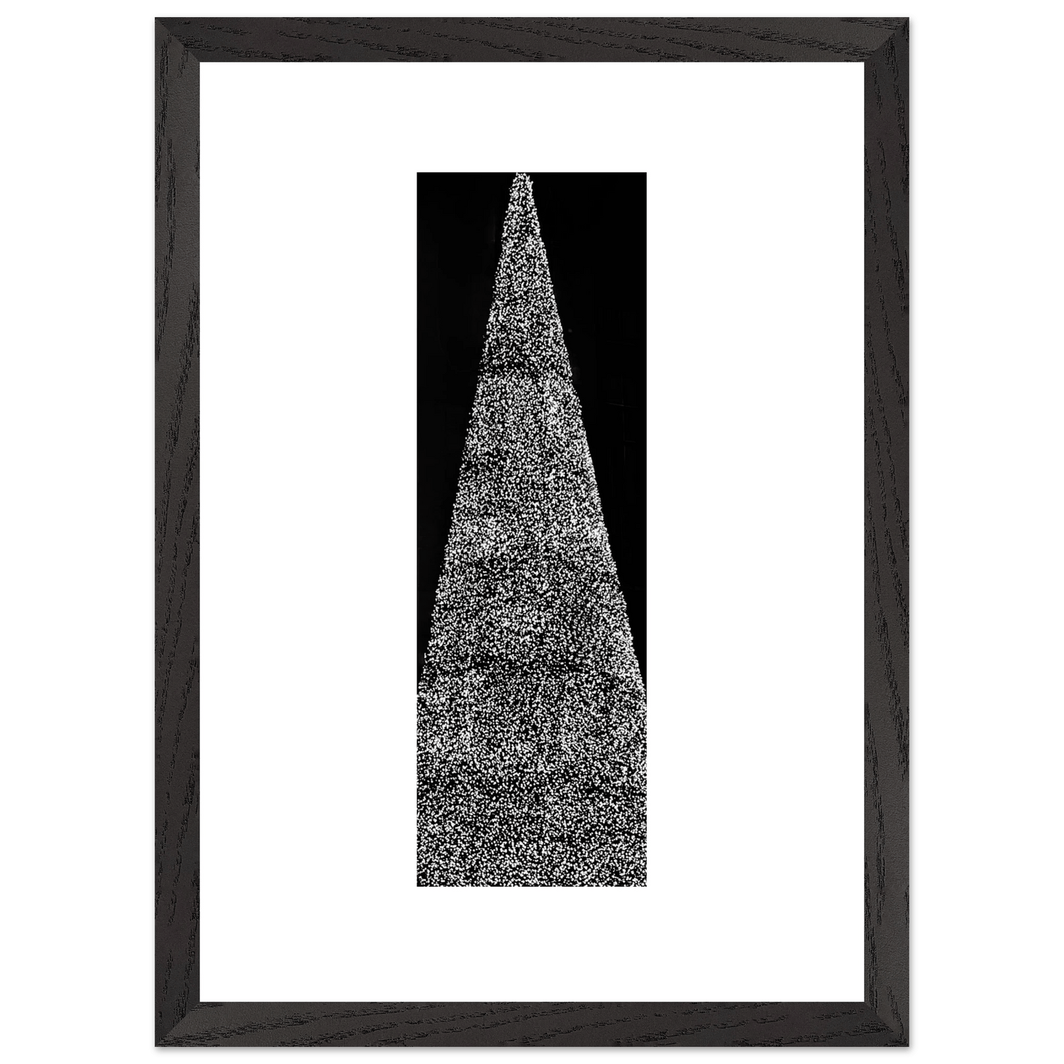 Premium Wooden Framed Poster With Premium Semi - Glossy Paper: Travel Collection - Studio Edition Black & White Series: Holiday 25 - CaliCuration