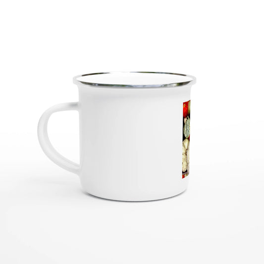 Pumpkin - Inspired Enamel Mug – Harvest & Halloween 12oz Design - CaliCuration