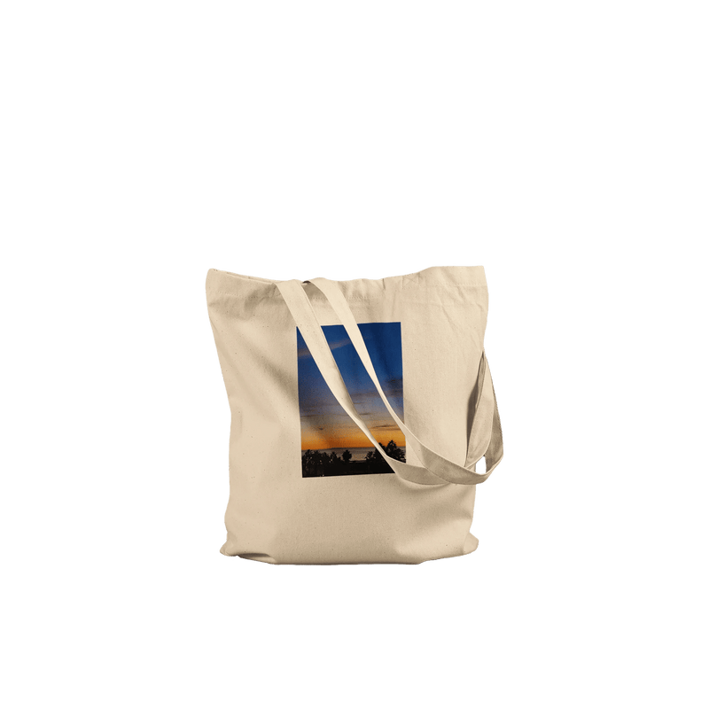 Stunning California Sunset Tote Bag – Eco - Friendly 100% Cotton Design - CaliCuration