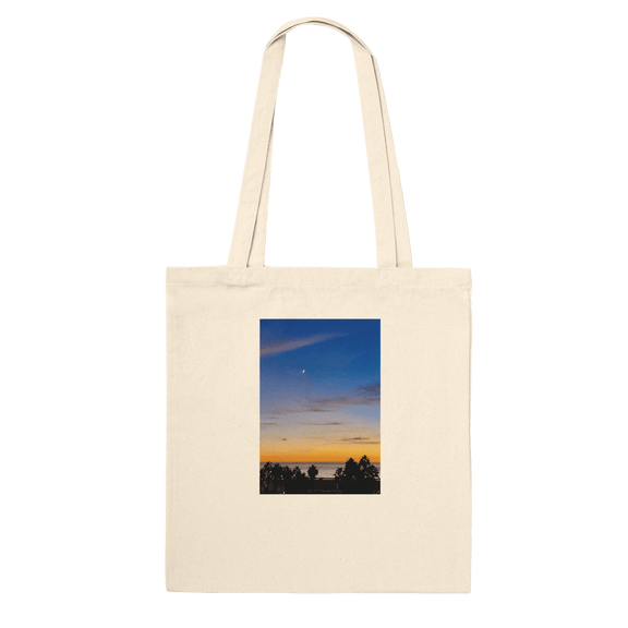 Stunning California Sunset Tote Bag – Eco - Friendly 100% Cotton Design - CaliCuration