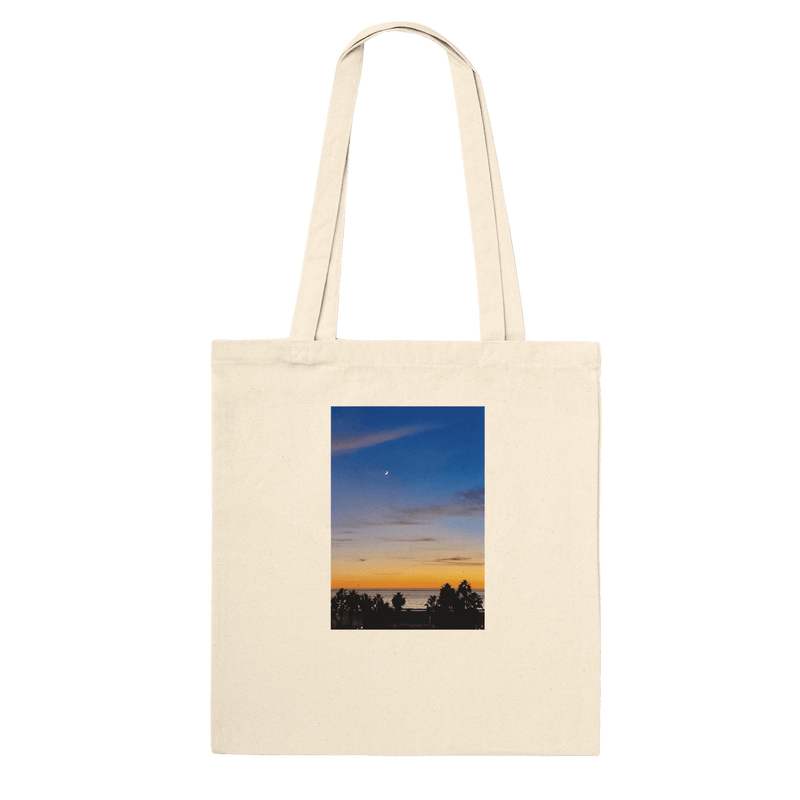 Stunning California Sunset Tote Bag – Eco - Friendly 100% Cotton Design - CaliCuration