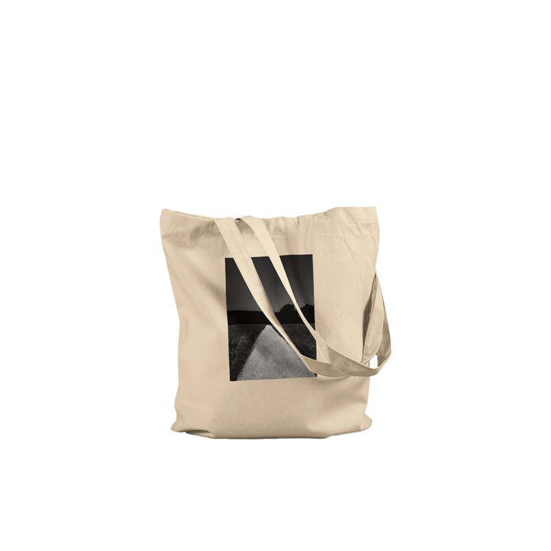 Summer Road in the Fields Premium Tote Bag – Timeless Chic, Eco - Friendly 100% Cotton Design - CaliCuration