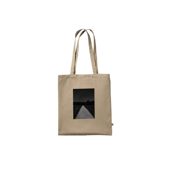 Summer Road in the Fields Premium Tote Bag – Timeless Chic, Eco - Friendly 100% Cotton Design - CaliCuration