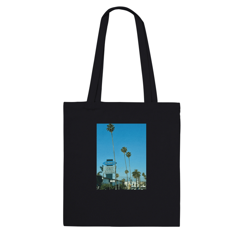 Sunset Blvd West Premium Tote Bag – Stylish Eco - Friendly LA Chic - CaliCuration