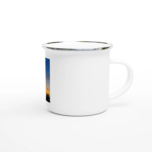 Venice Beach Sunset Enamel Mug - 12oz Lightweight - CaliCuration