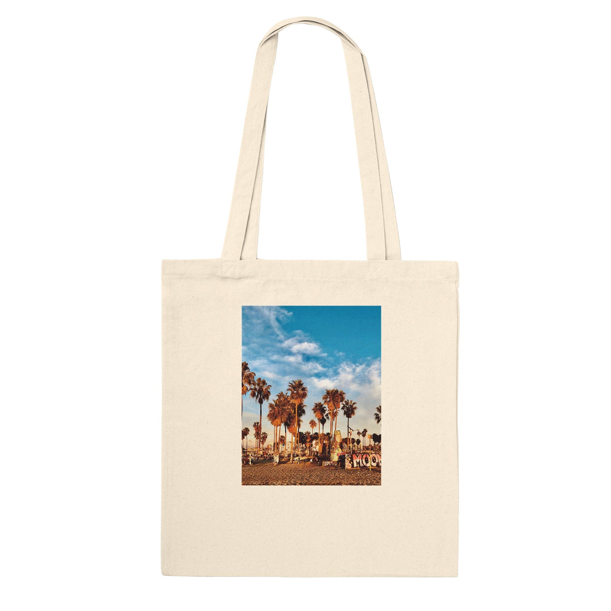 VENICE BEACH TOTE, Tote Bag, Beach Tote Bag, Venice Beach Dream Cotton Tote Bag, Shopping Tote Bag, Gift For Her - CaliCuration